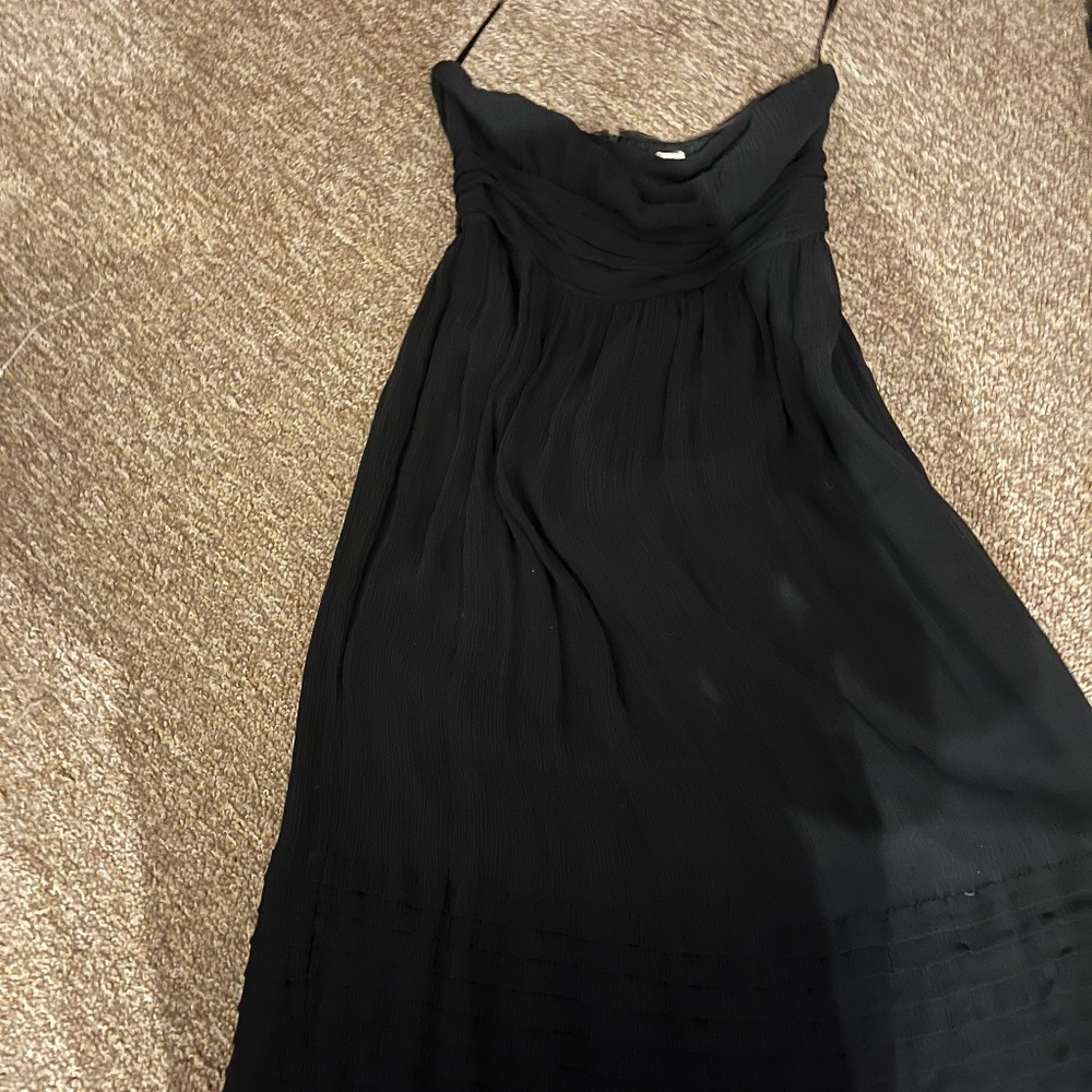 Strapless back j crew dress